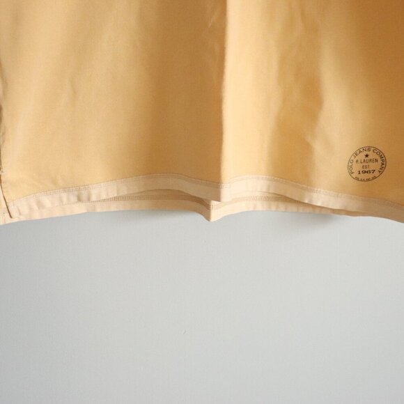 Ralph Lauren Polo Men's Large Collared Pullover Yellow Short Sleeve T-Shirt Top - Picture 7 of 10